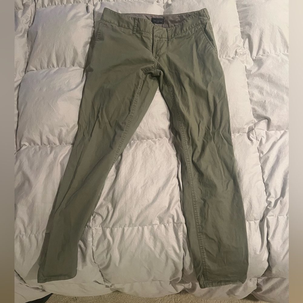 The limited slim ankle pants straight leg